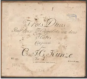 3 Flageolet Duos, Livre 1