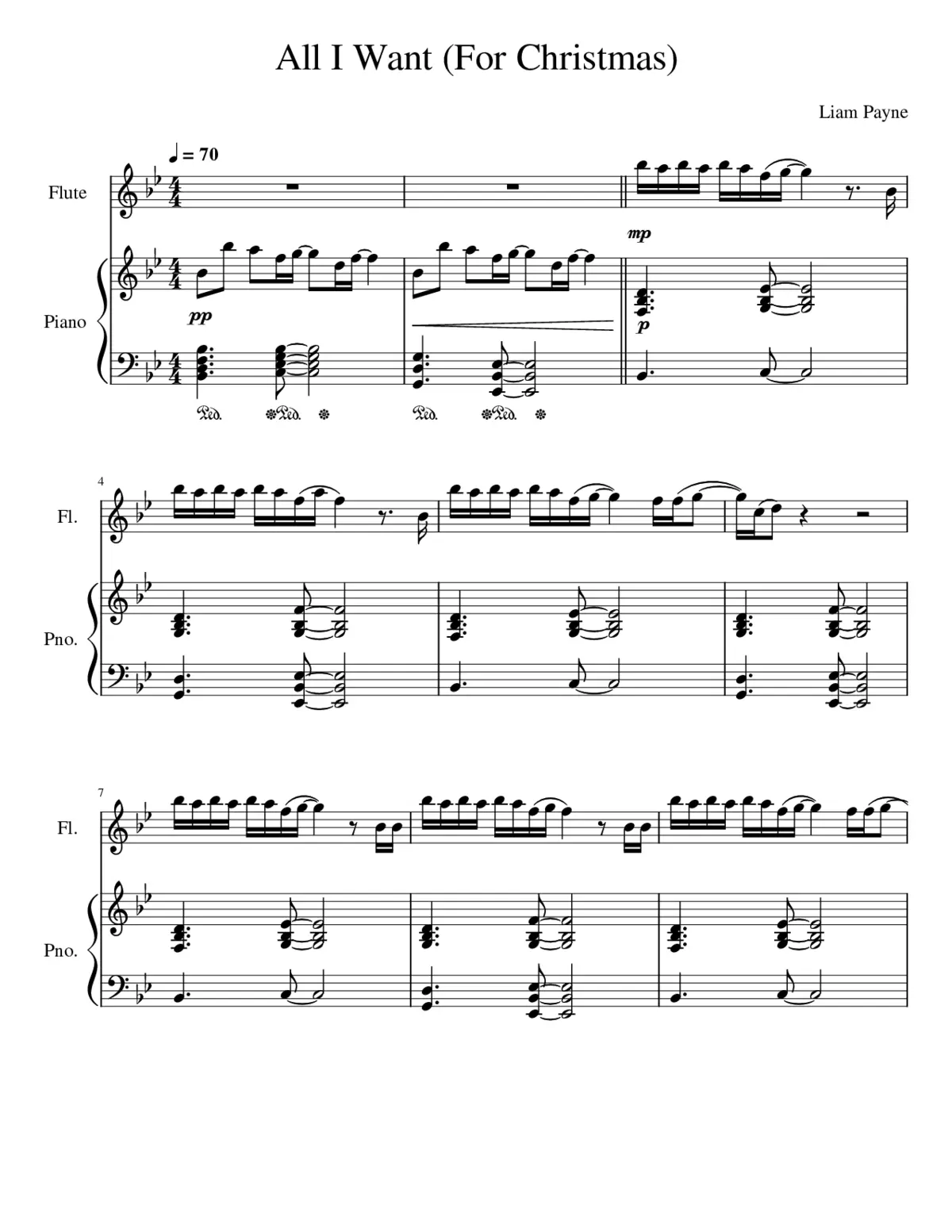 All I Want (For Christmas) - Page 1