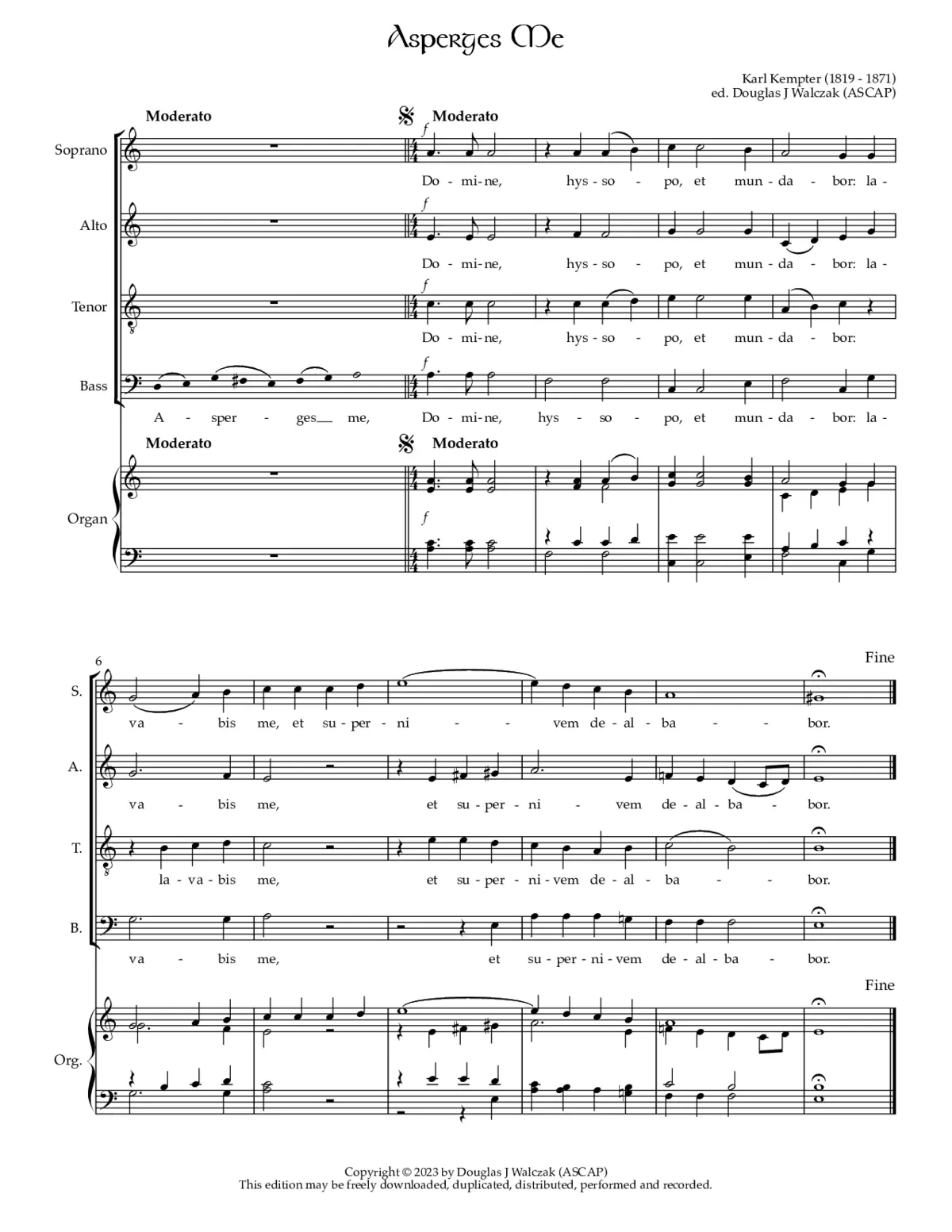 Asperges me - Page 1