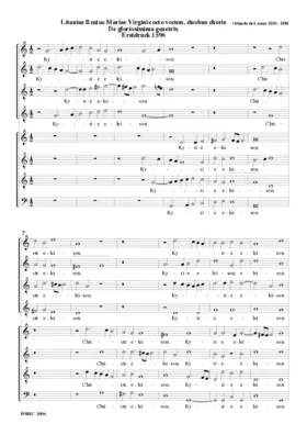 Litaniae Beatae Mariae Virginis a 8