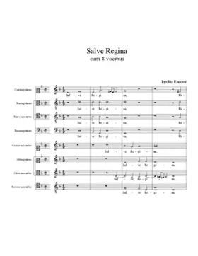 Salve Regina cum 8 vocibus