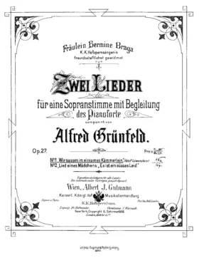 2 Lieder, Op.27