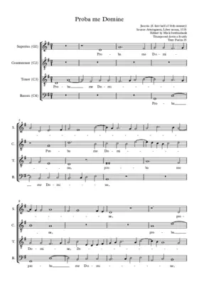 Proba me Domine