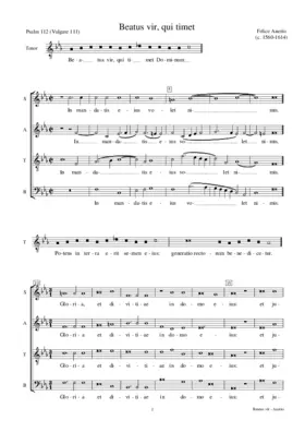 Beatus vir qui timet