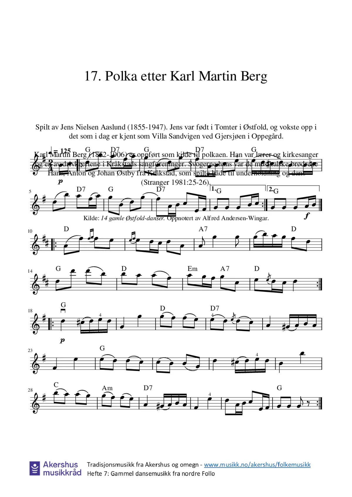 17. Polka etter Karl Martin Berg - Page 1