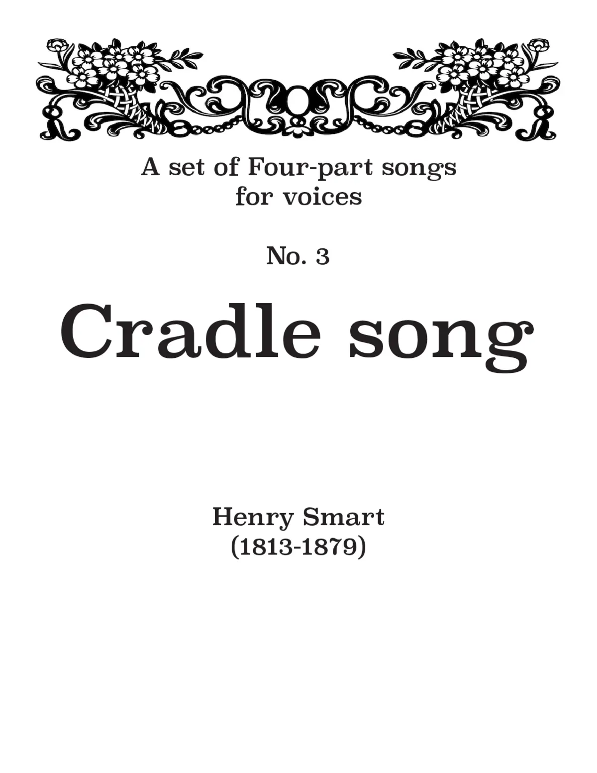 Cradle song - Page 1