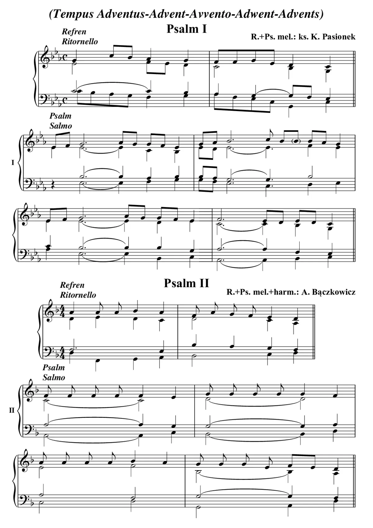 Advent Responsorial Psalms - Page 1