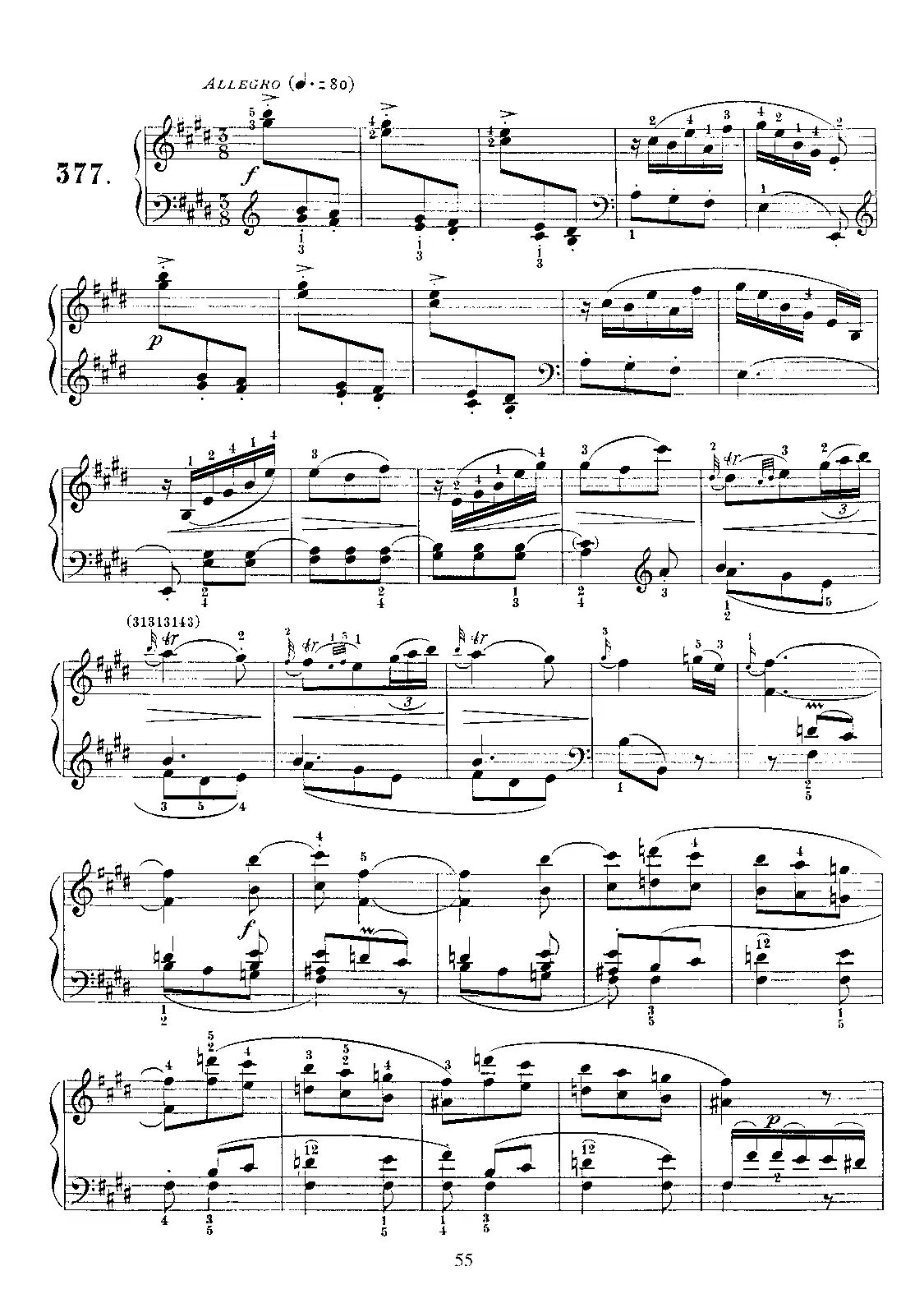 Keyboard Sonata in E major - Page 1