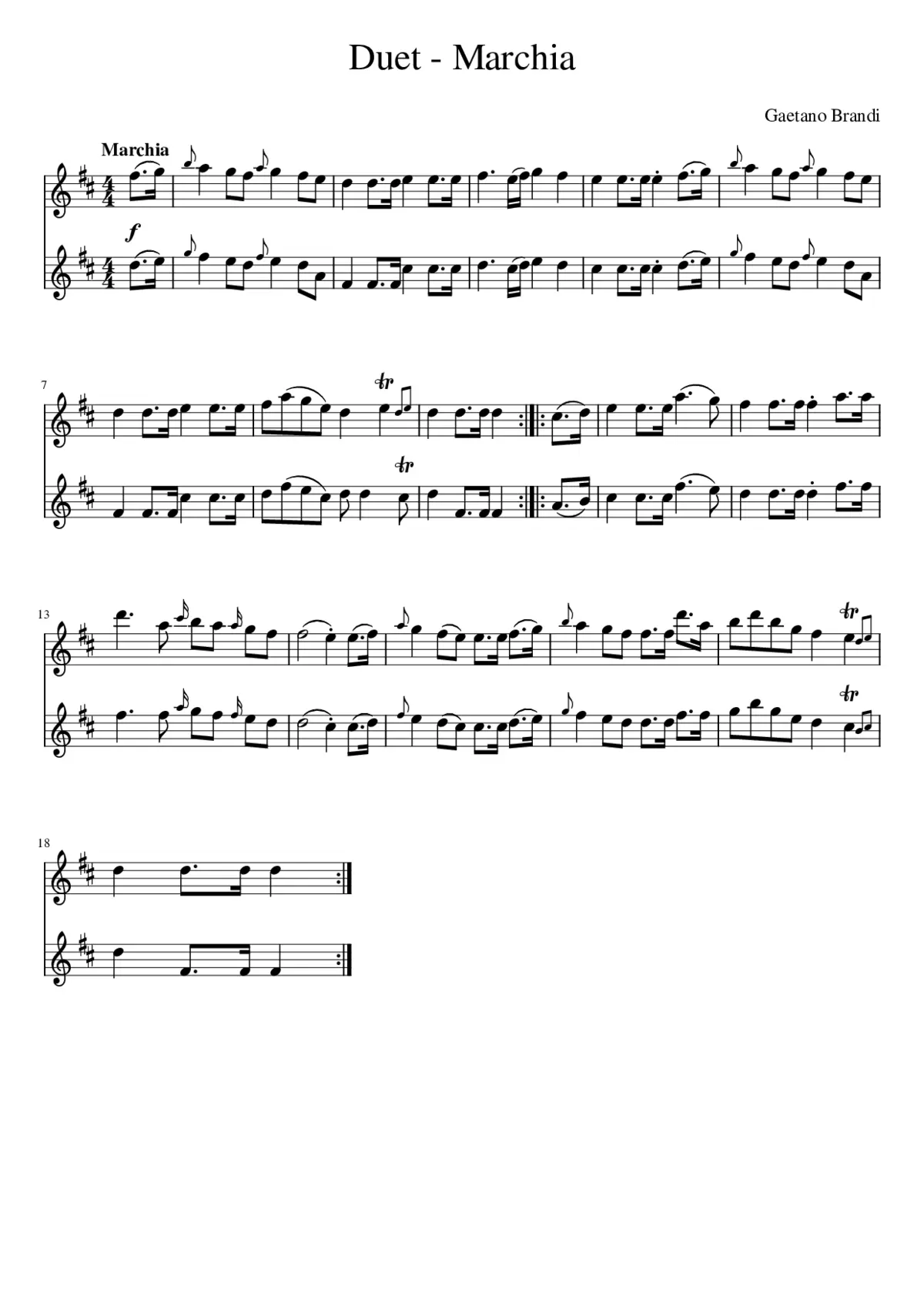 Duet - Marchia - Page 1