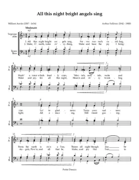 All this night bright angels sing