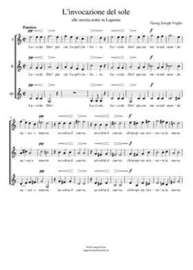 L'invocazione del sole