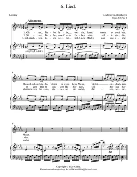 Ohne Liebe lebe wer da kann, Op. 52 No. 6