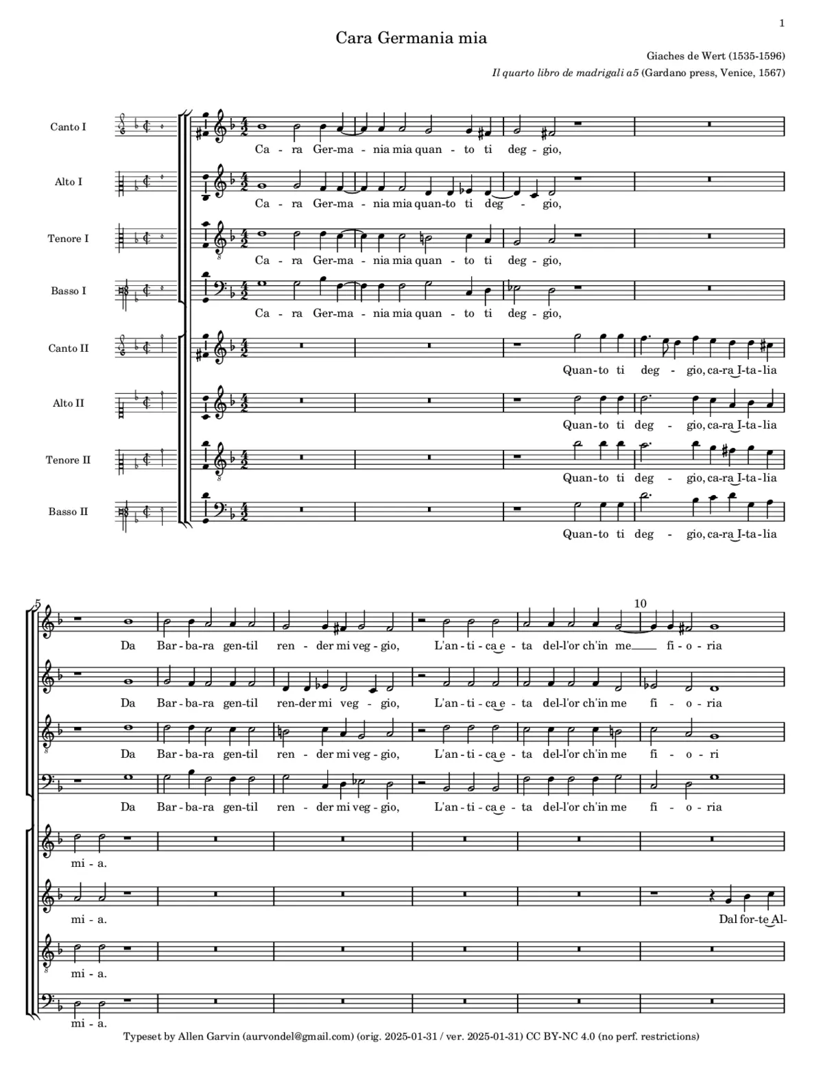 Cara Germania - Page 1
