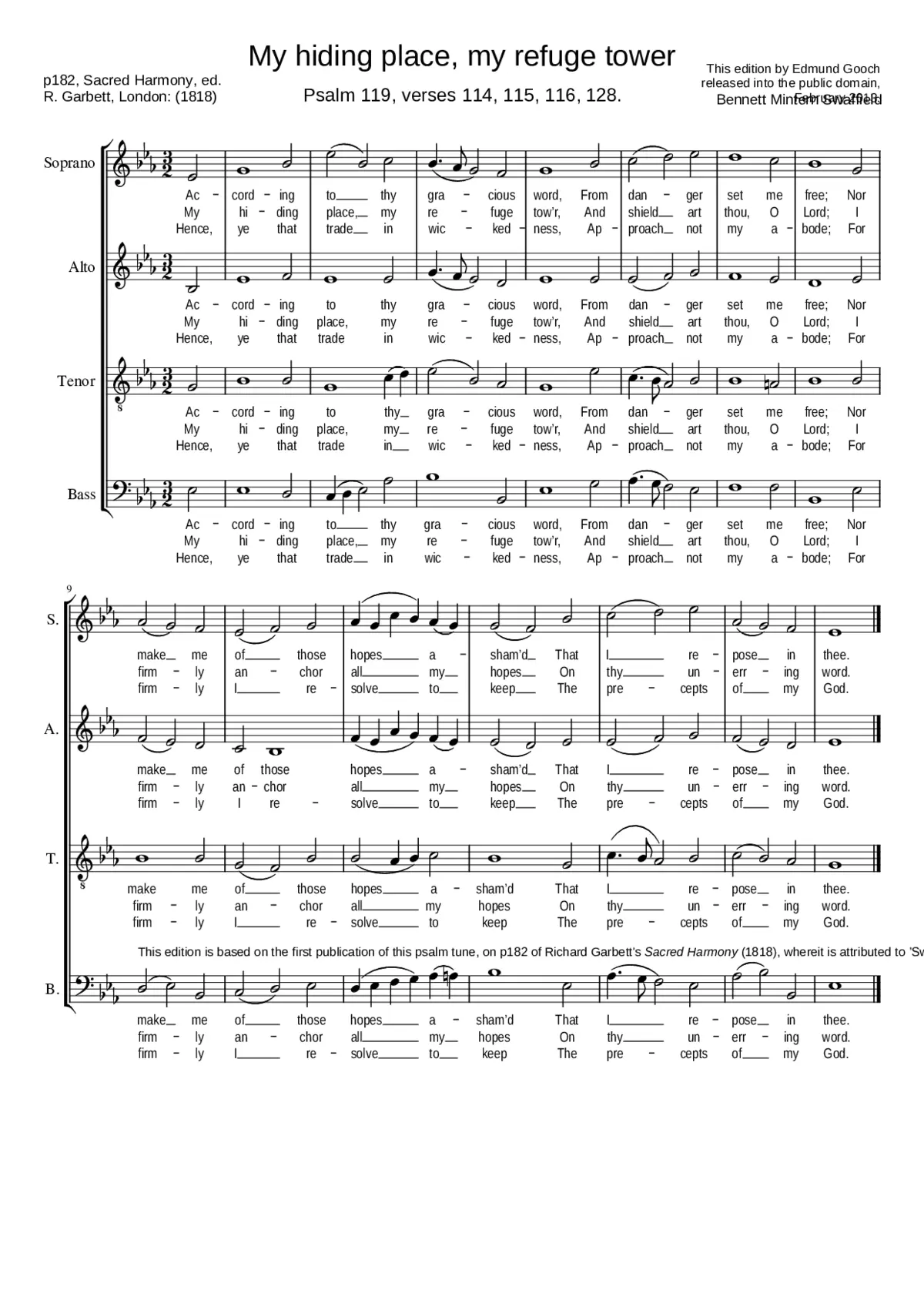 My hiding place my refuge tower - Page 1