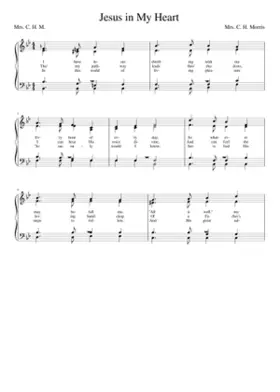 I have Jesus dwelling with me (Morris)