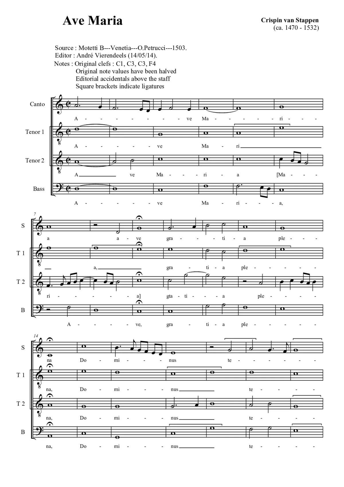 Ave Maria - Page 1