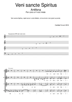 Veni sancte Spiritus