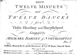 12 Minuets and 12 Dances