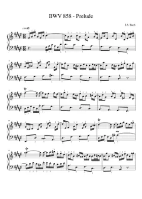 Prelude and Fugue in F-sharp major BWV 858