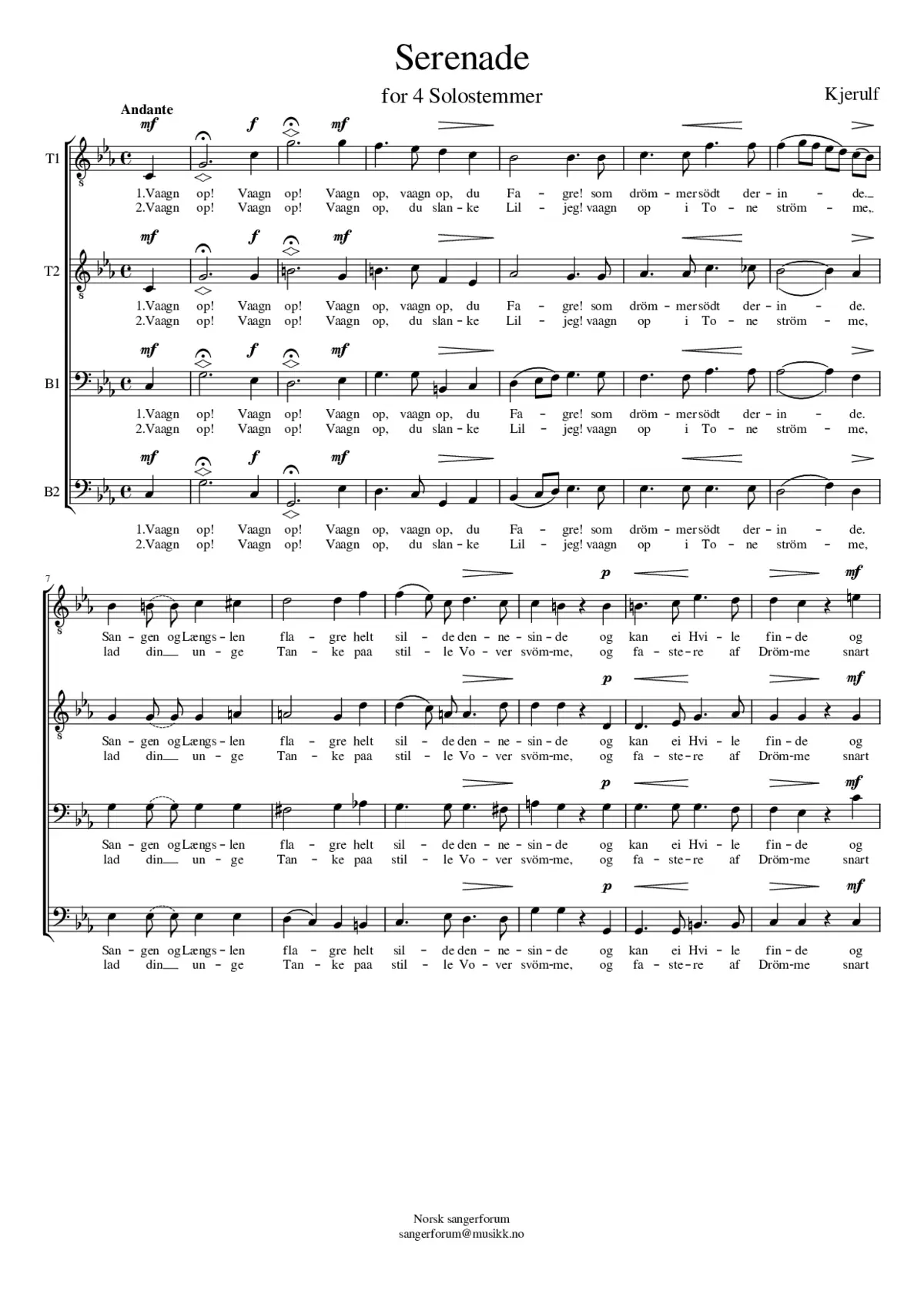 Serenade - Page 1