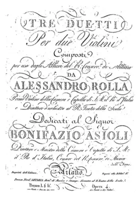 Tre duetti per due violini