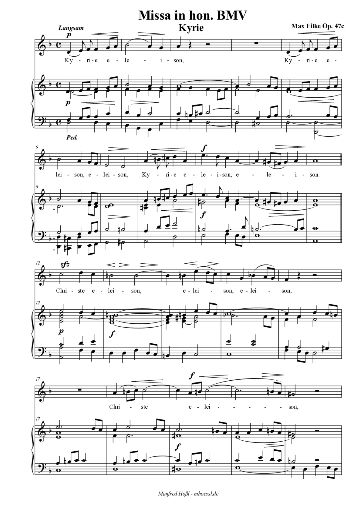 Missa BMV op. 47c - Page 1