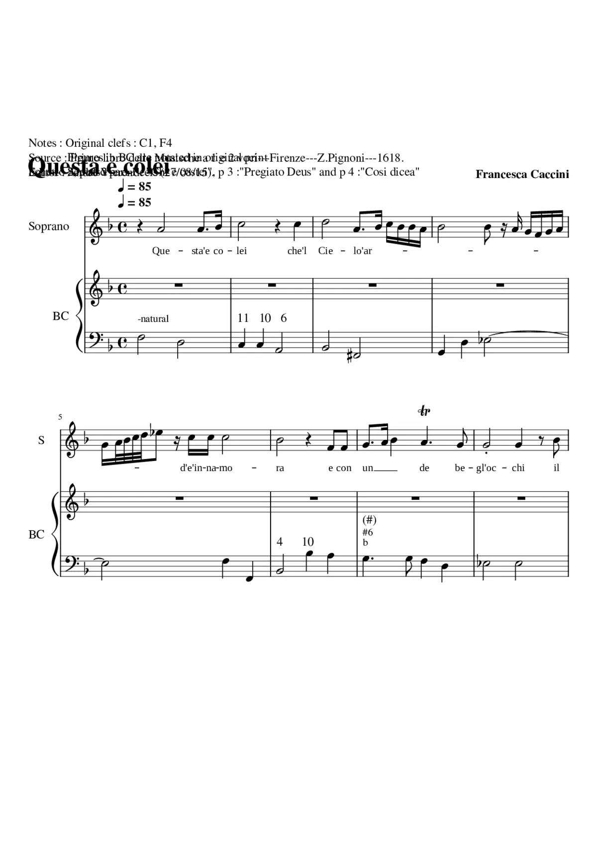 Questa e colei - Page 1