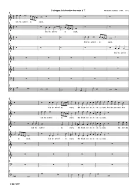 Ich beschwöre euch (Dialogus), SWV 339