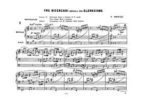 3 Ricercari per l'Elevazione
