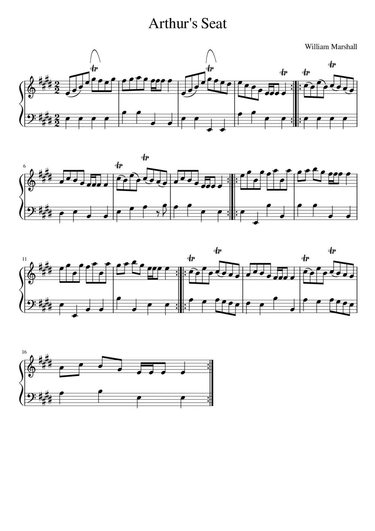 Arthur's Seat - Page 1