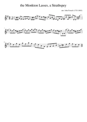 The Monkton Lasses a Strathspey