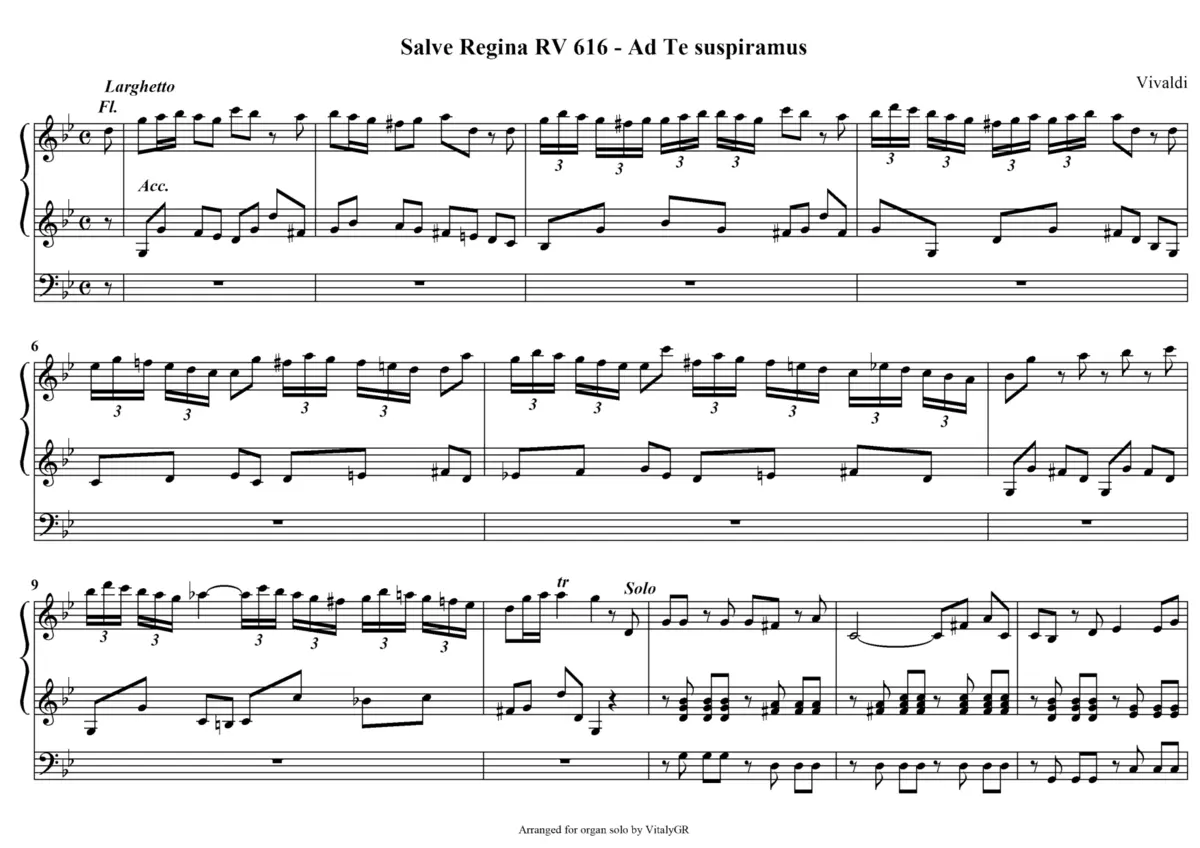 Salve Regina, RV 616 - Page 1
