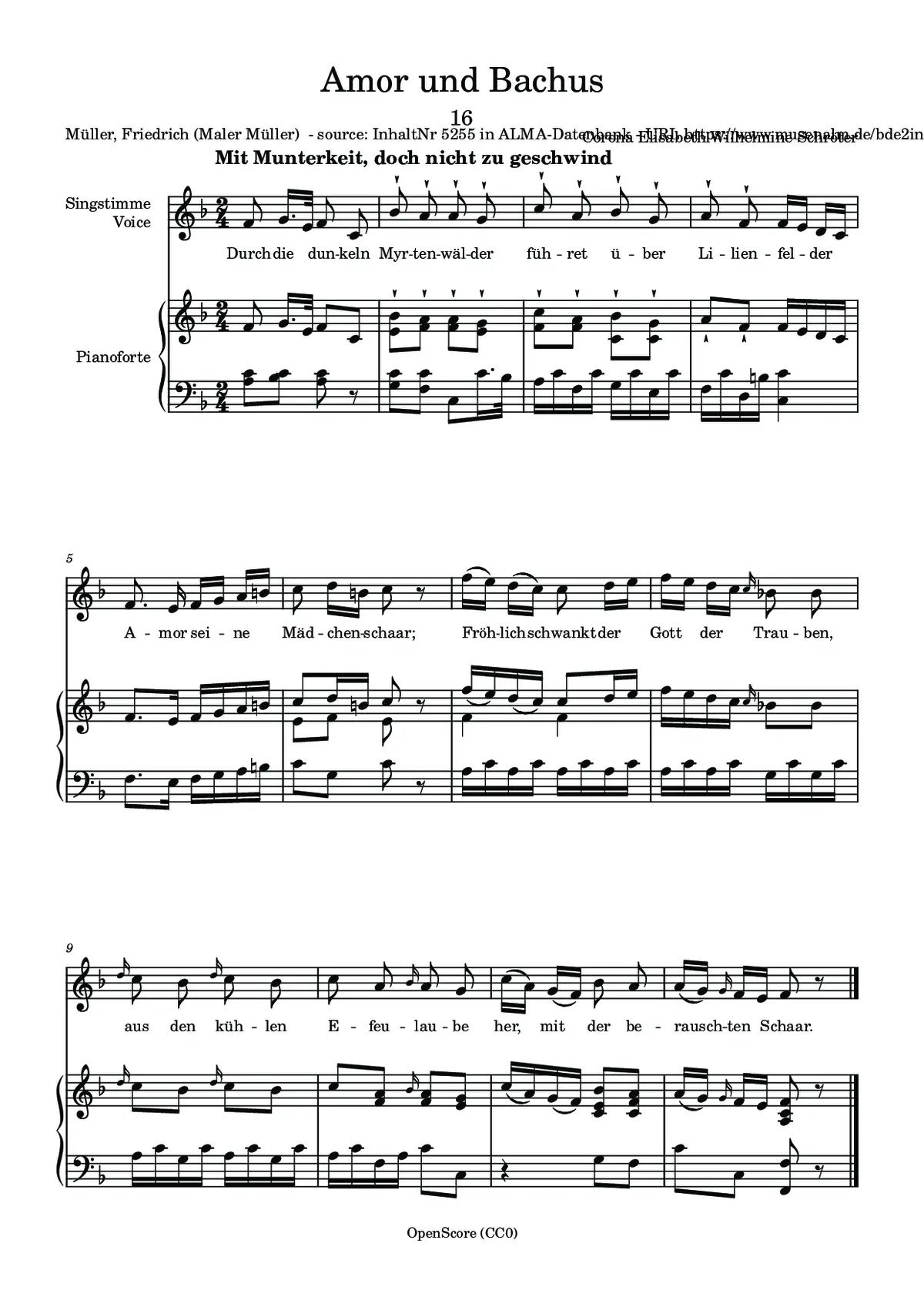 Amor und Bachus - Page 1