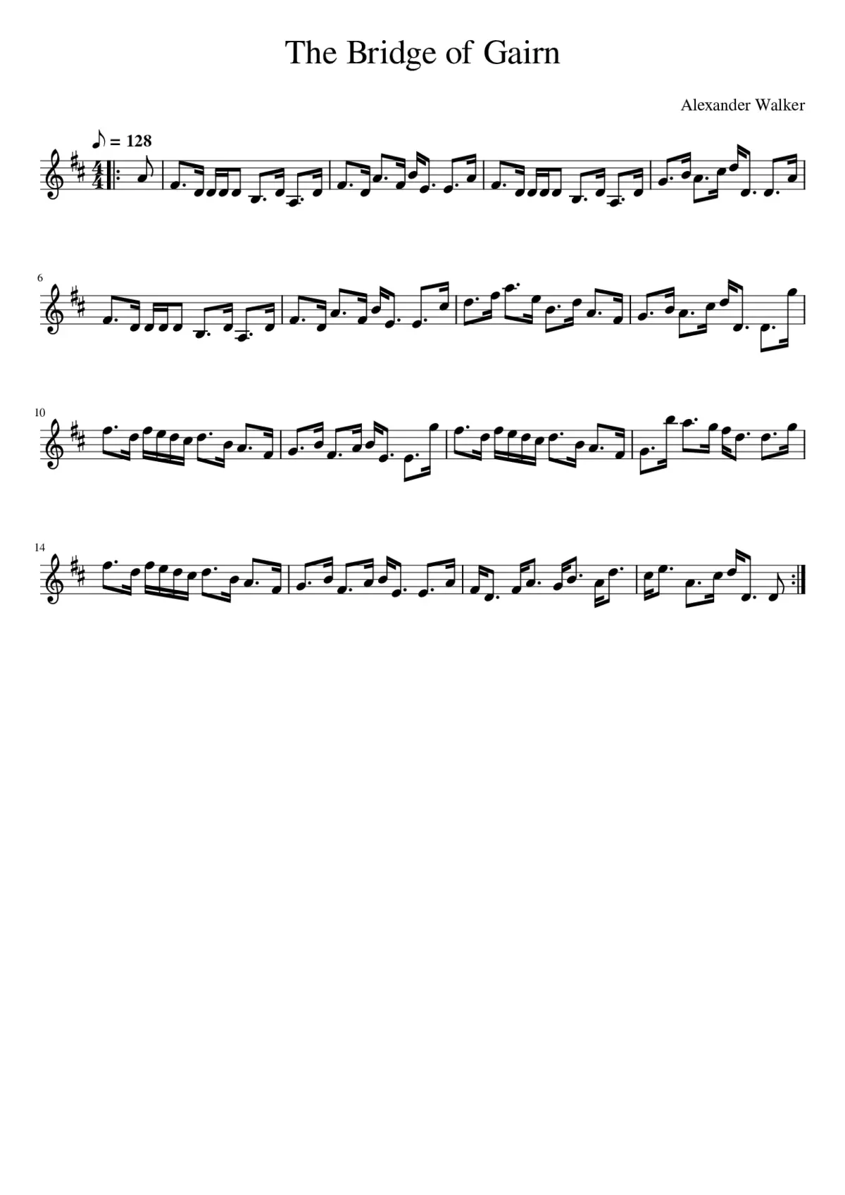 The Bridge of Gairn - Page 1