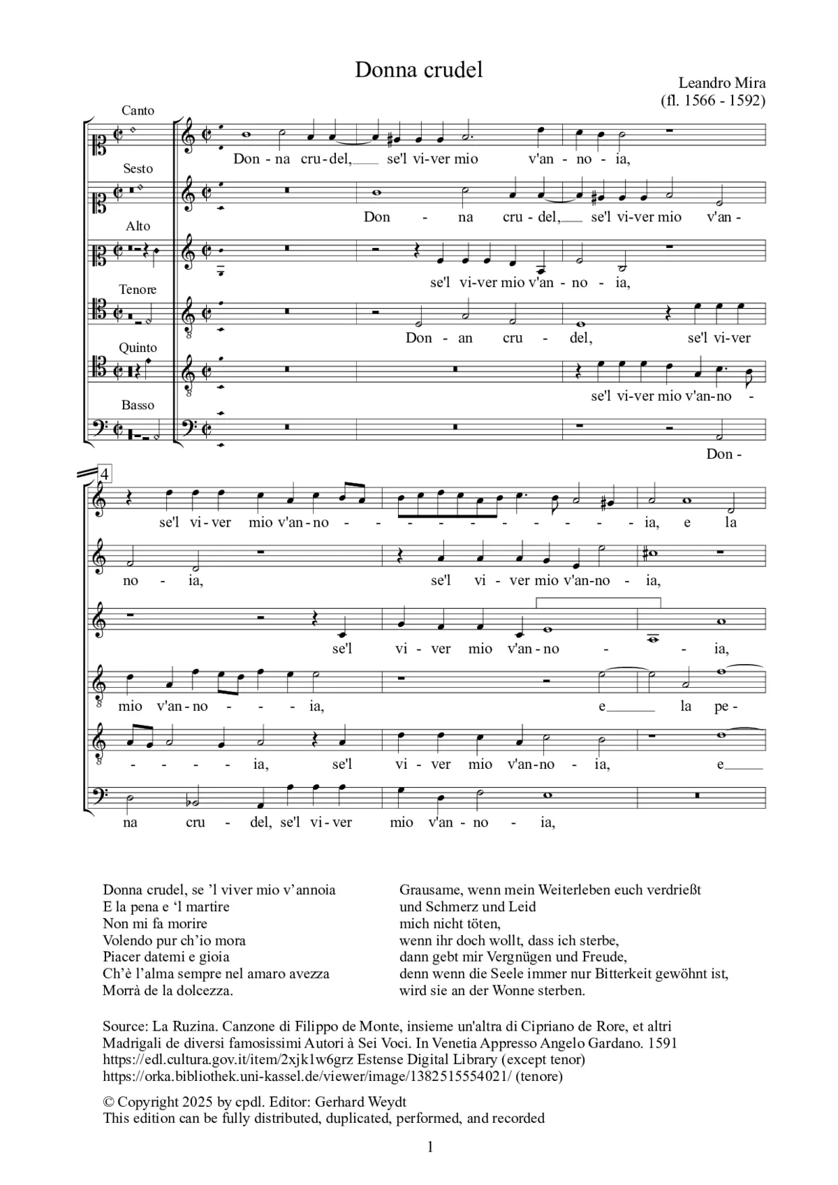 Donna crudel - Page 1