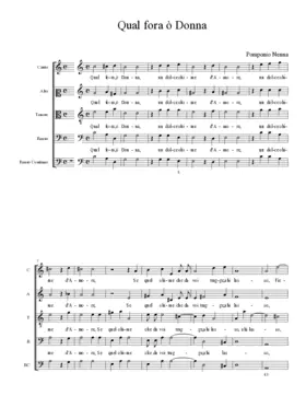 Qual fora ò Donna