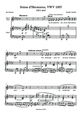 Scène d’Hermione, VWV 1007