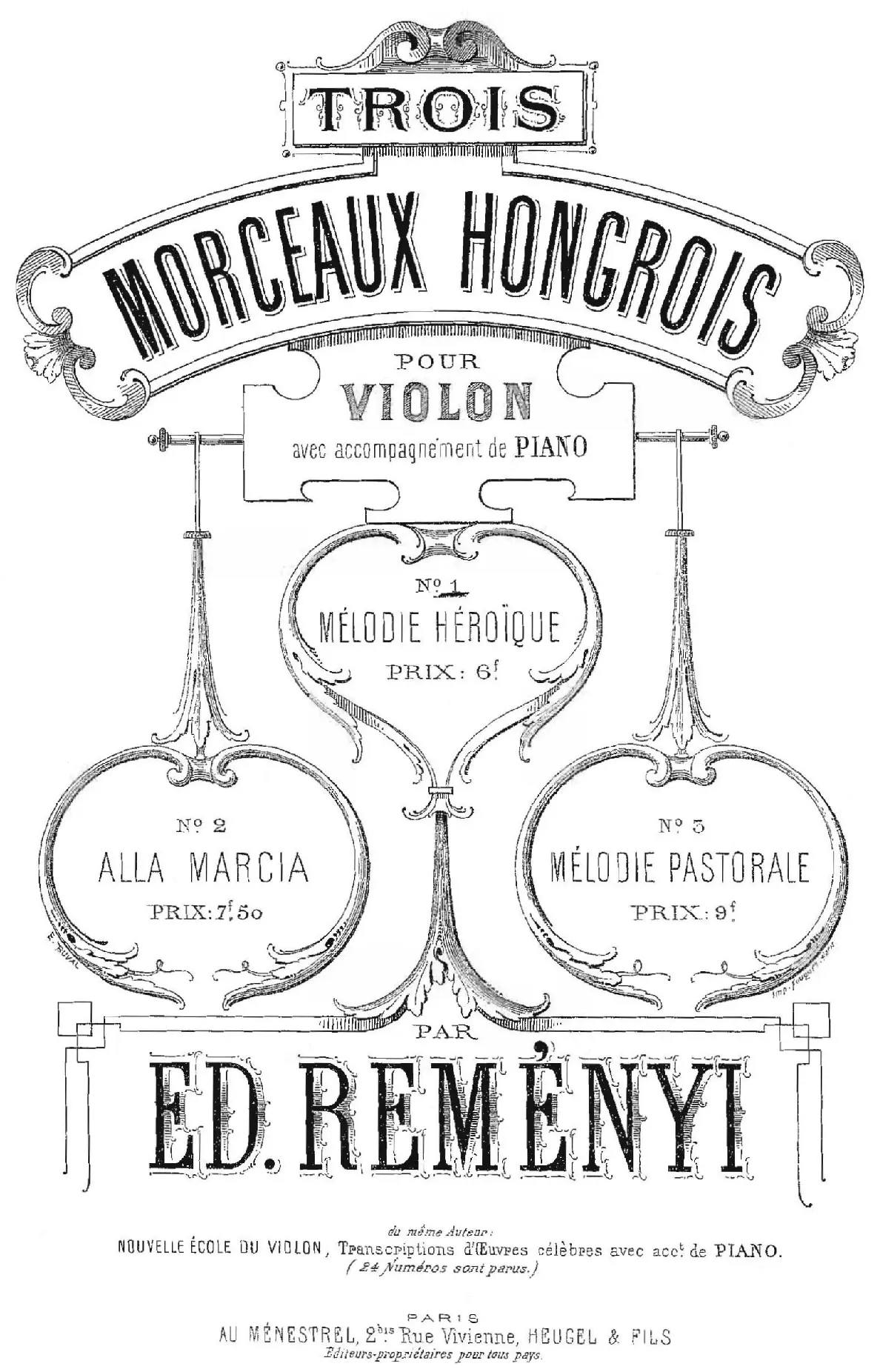 Trois Morceaux Hongrois - Page 1