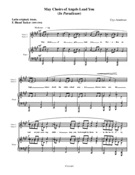 May angels lead you (In Paradisum)