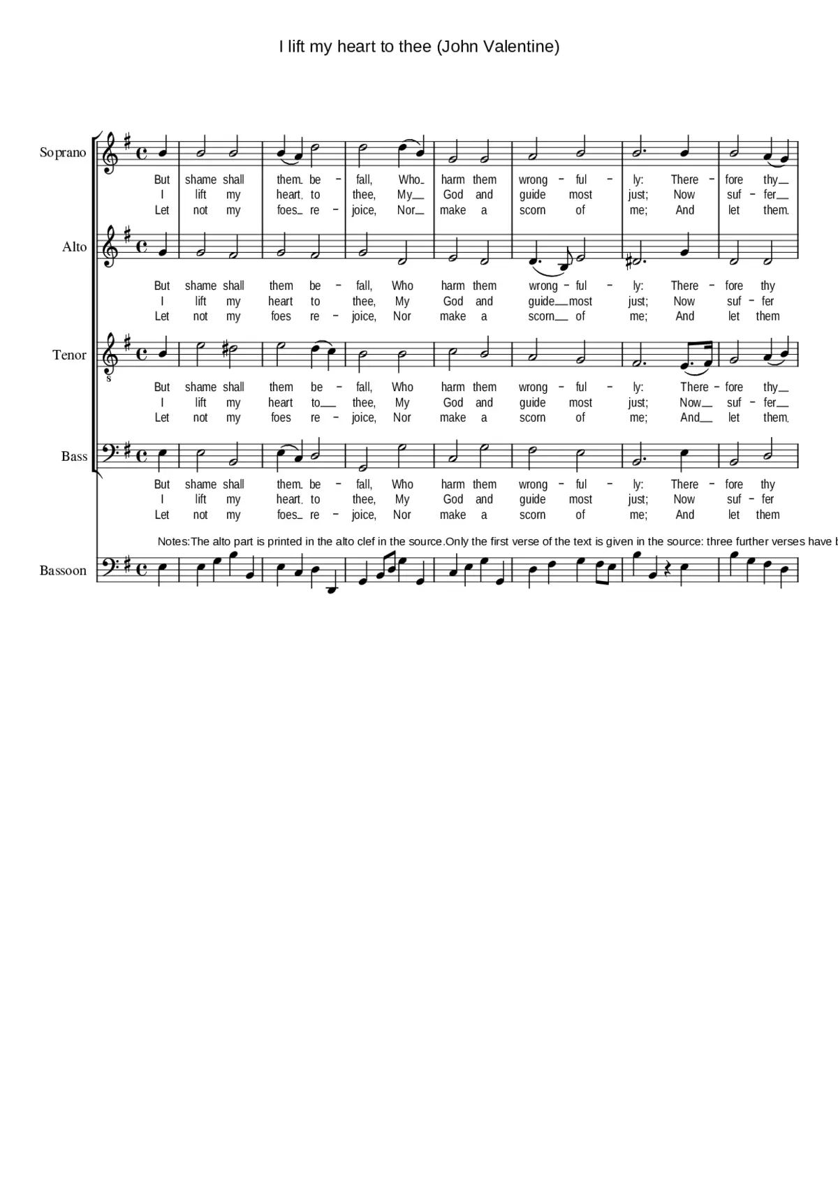 I lift my heart to thee - Page 1