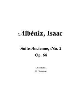 Suite Ancienne No. 2