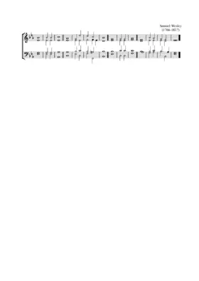 Double chant in E flat major