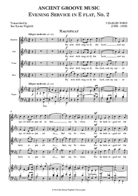 Evening Service in E Flat Major, number 2
