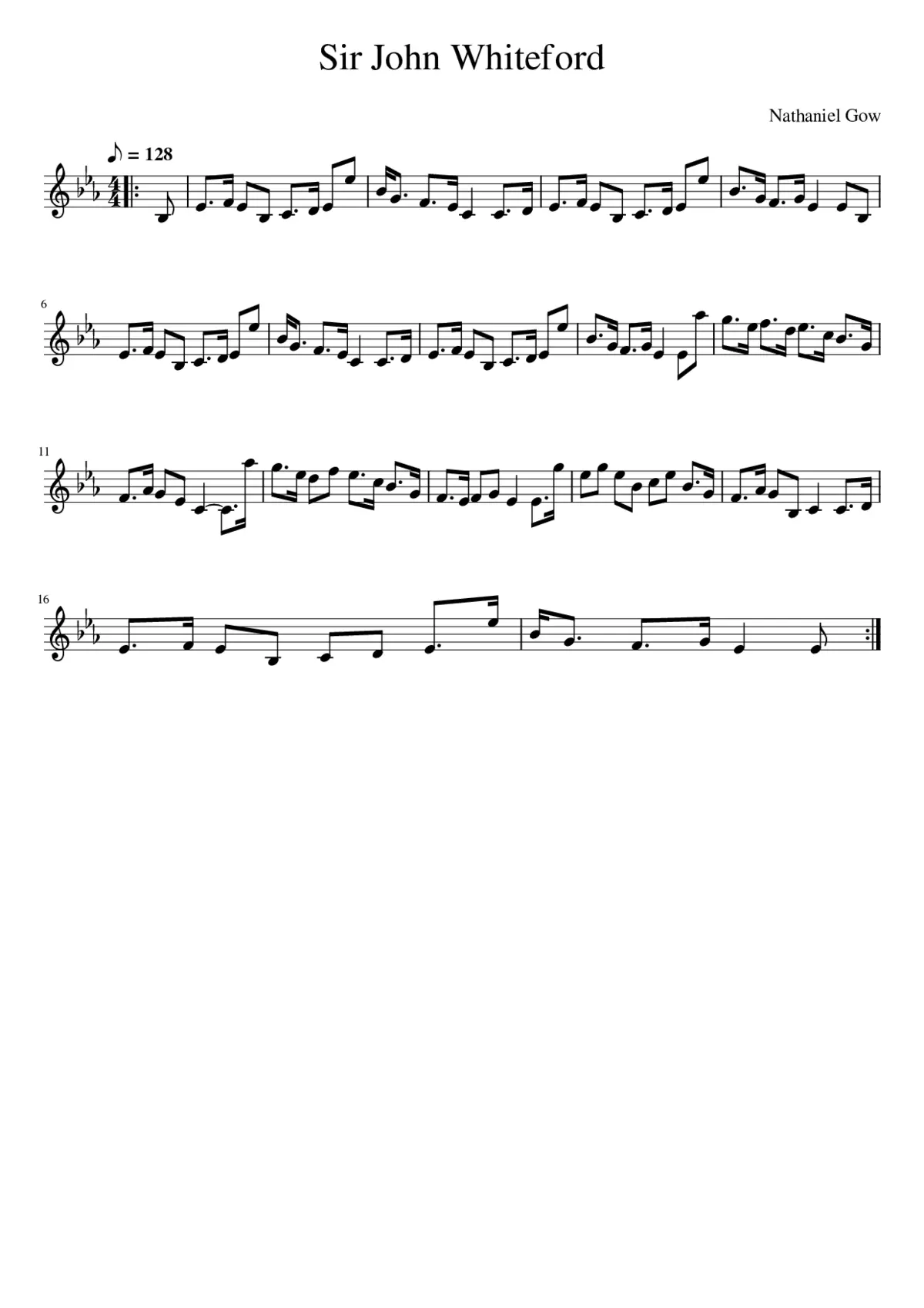 Sir John Whiteford - Page 1