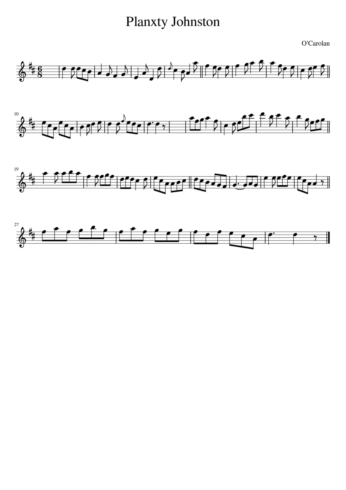 Planxty Johnston - Page 1