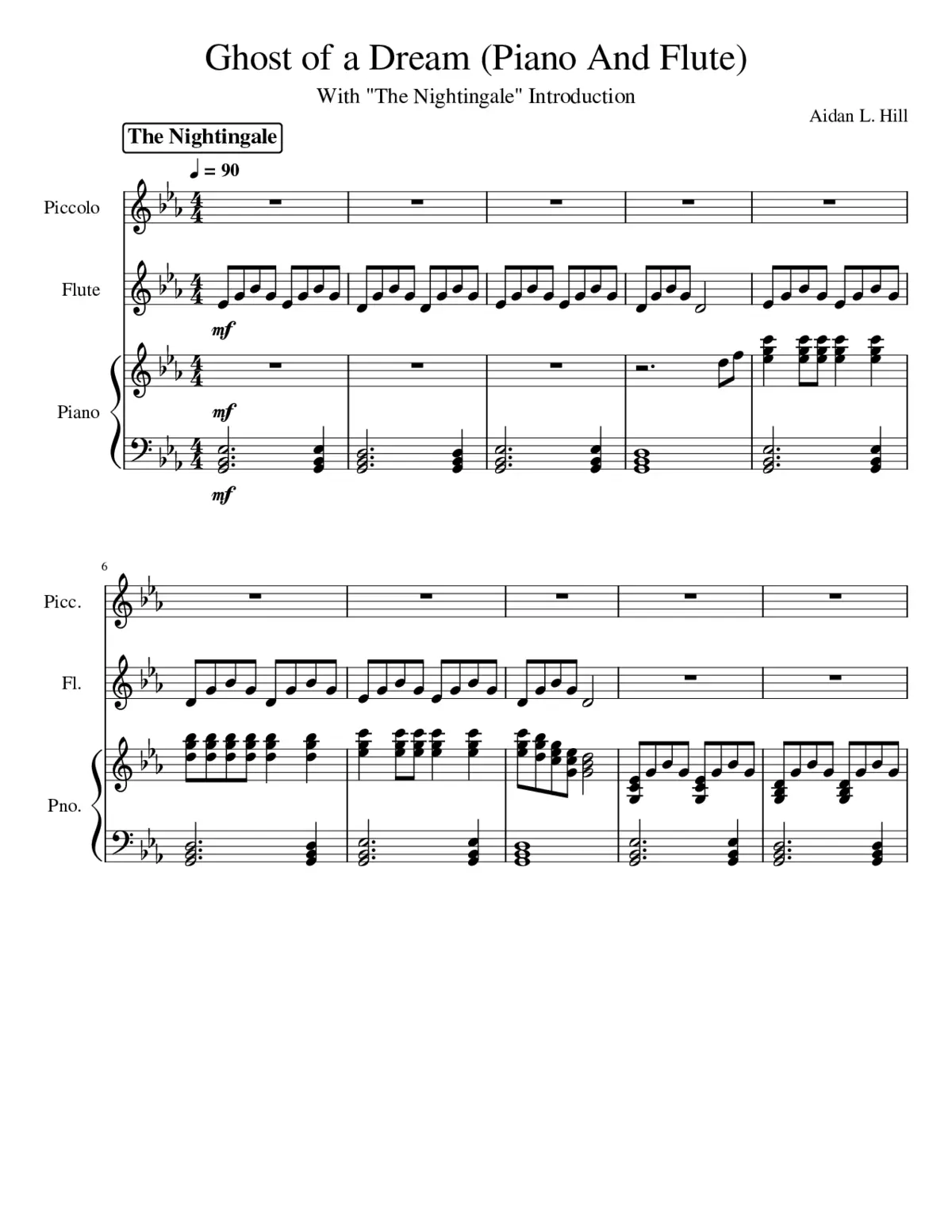 Ghost of a Dream & The Nightingale - Page 1