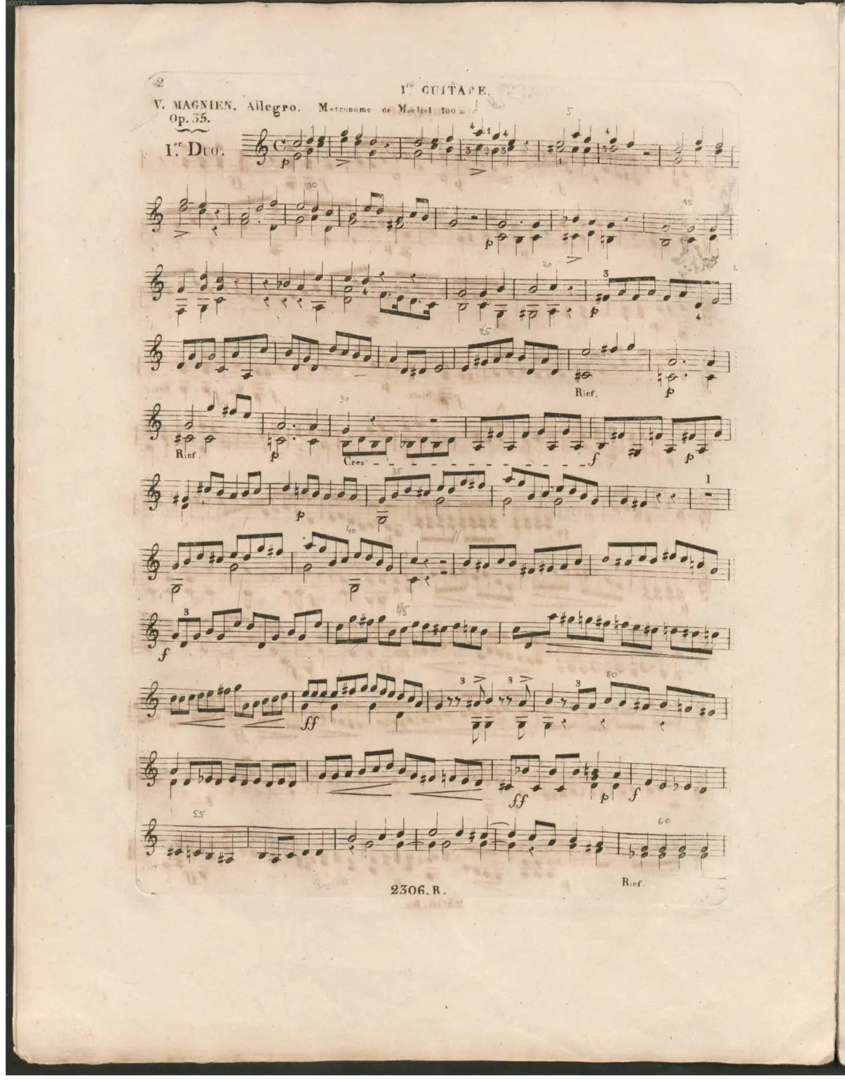 2 Duos concertans pour 2 Guitares - Page 1