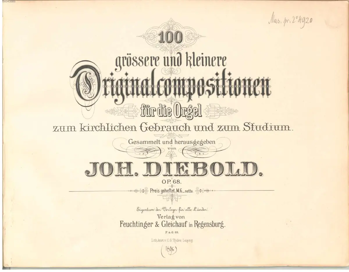 100 grössere und kleinere Originalcompositionen - Page 1