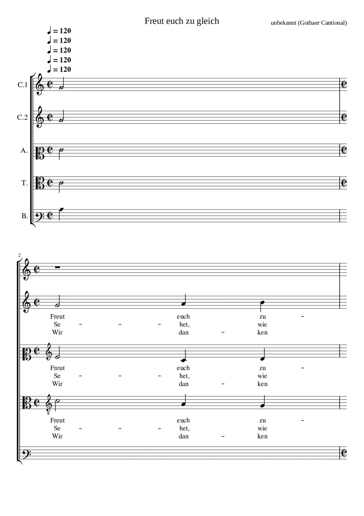 Freut euch zugleich - Page 1