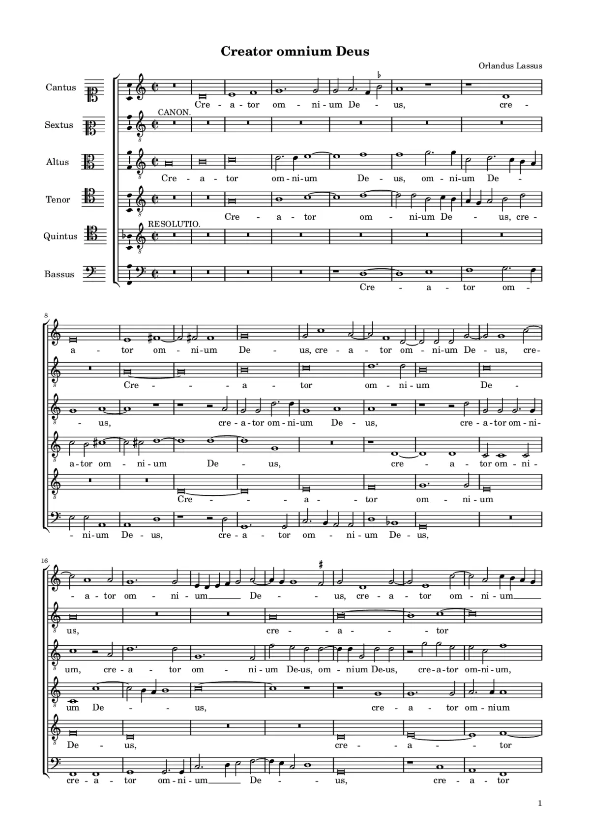 Creator omnium Deus - Page 1